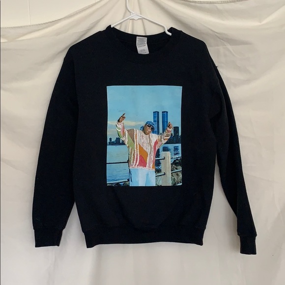 biggie smalls twin towers shirt
